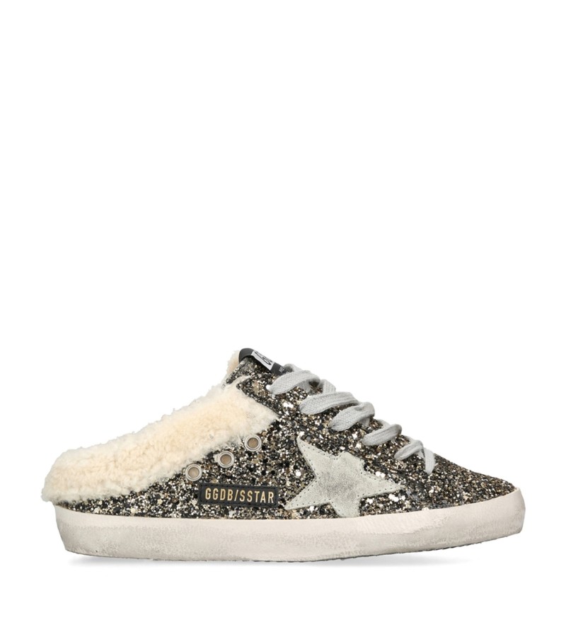 Glitter Superstar Sabot Sneakers In Multi