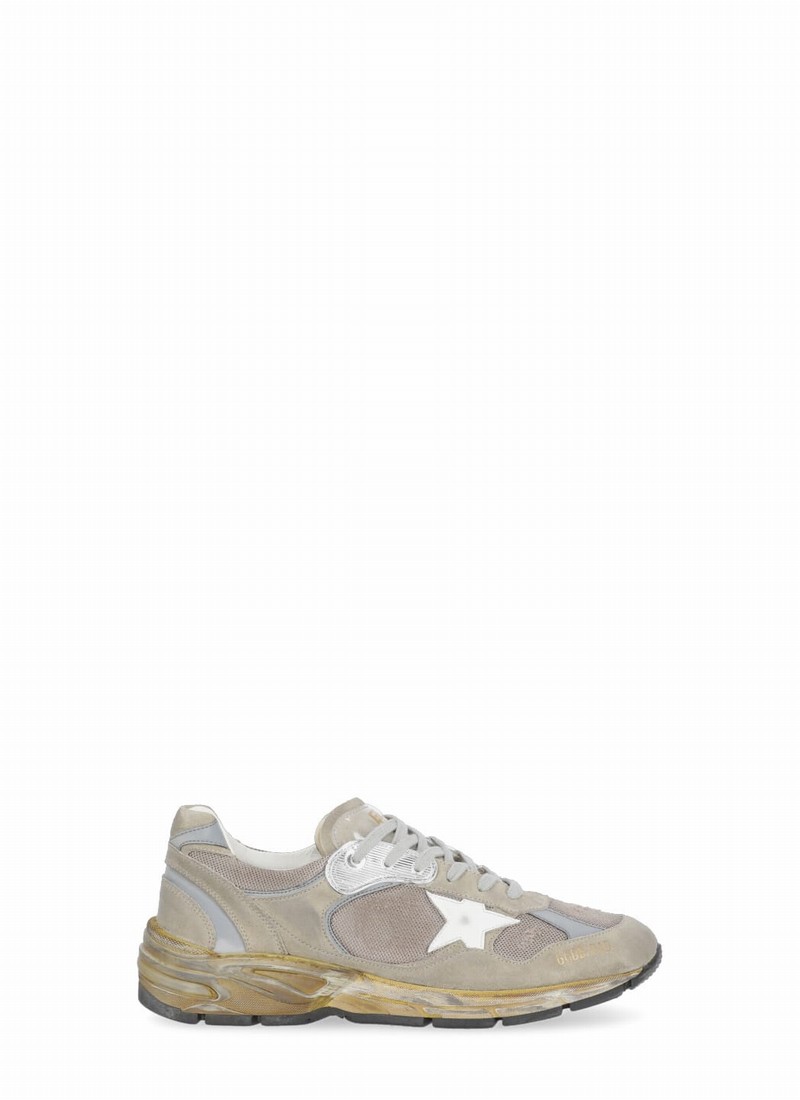 Running Dad Sneakers In Taupe/silv/wht