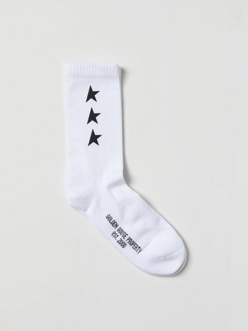 Socks Men Color White