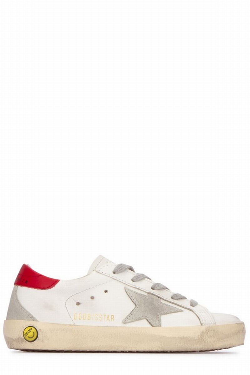 Kids' Super Star Sneakers In White