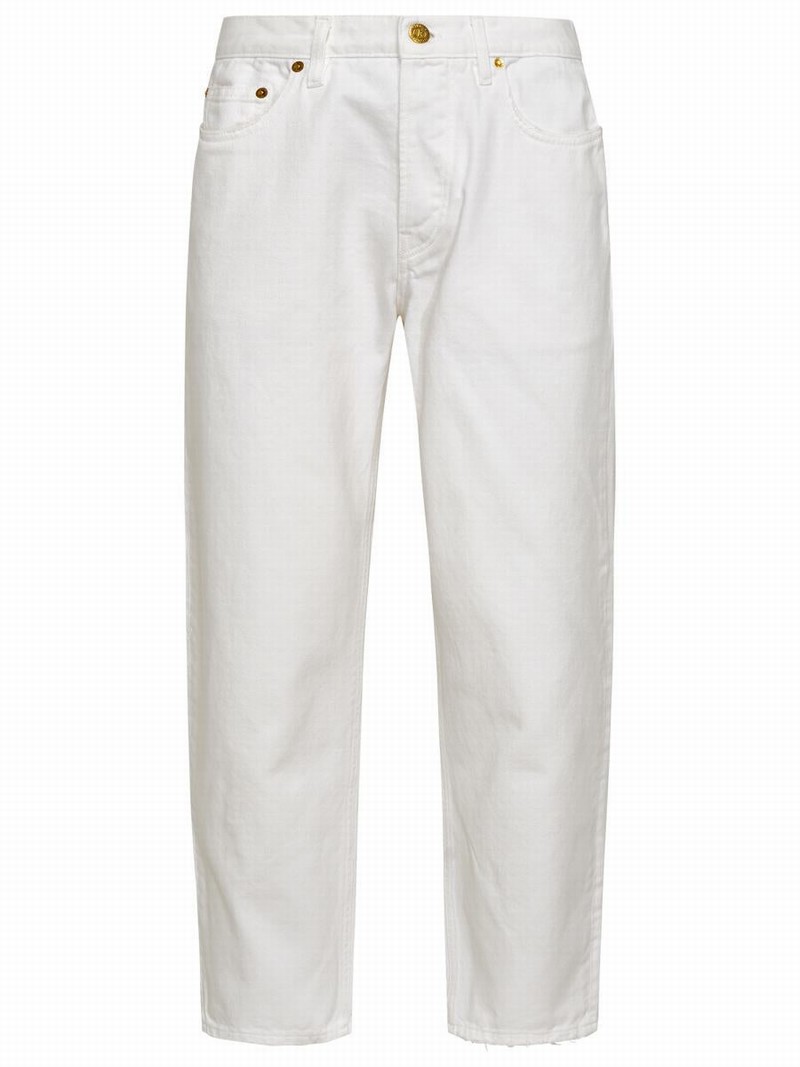 Cory Loose Skate Jeans In White