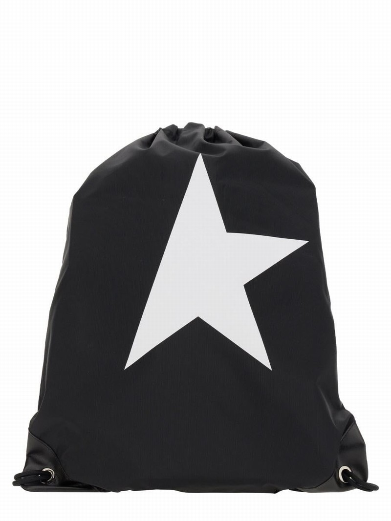 Drawstring Backpack In Nero