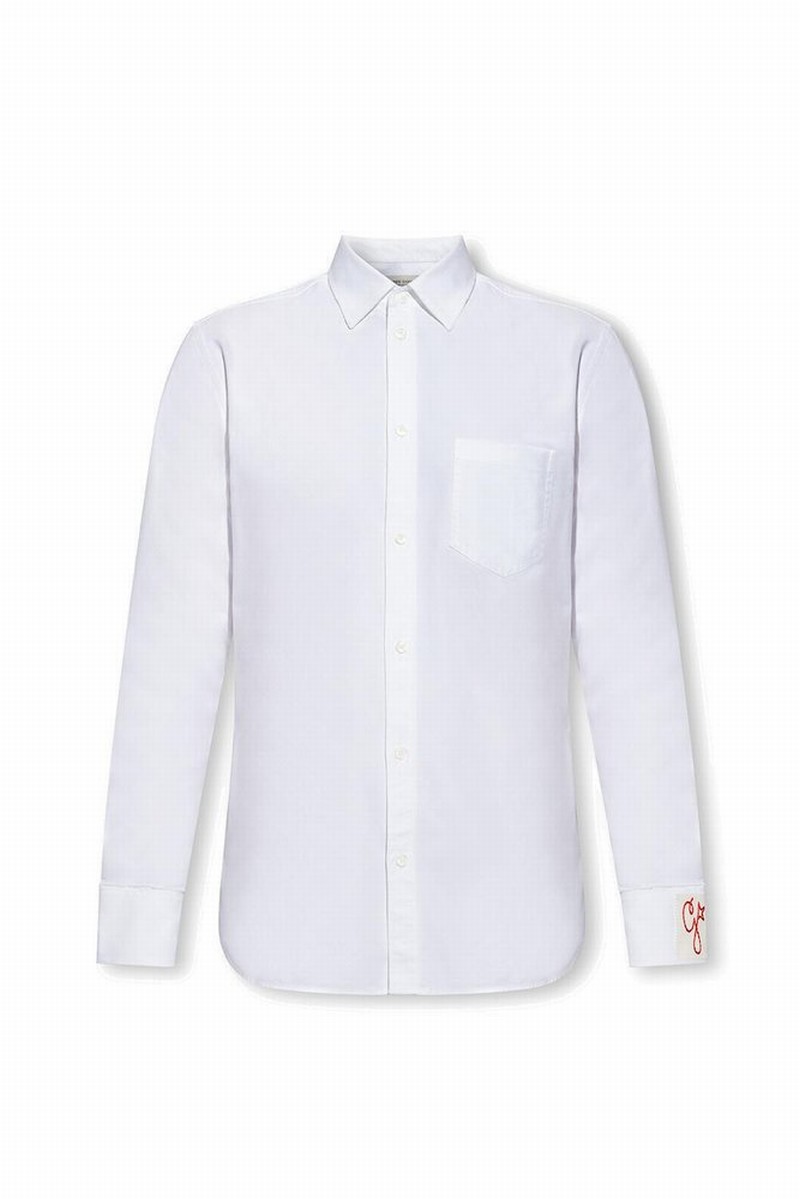 Deluxe Brand Buttoned Shirt In White