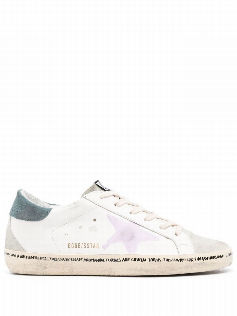 Women's White Leather Sneakers