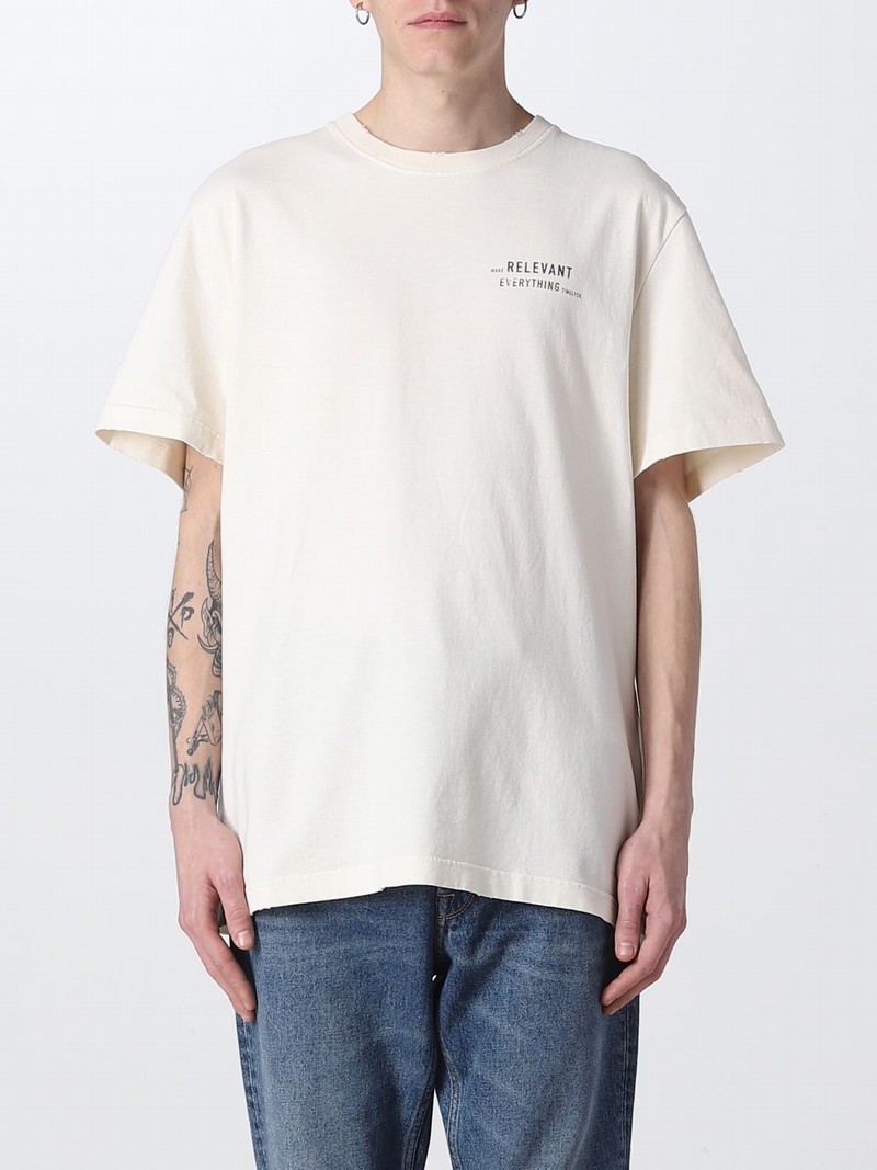 T-shirt Men Color White