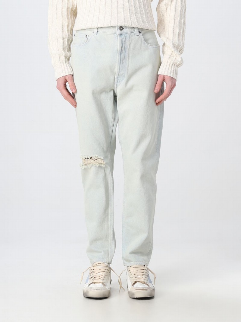 Jeans Men Color Stone Bleached