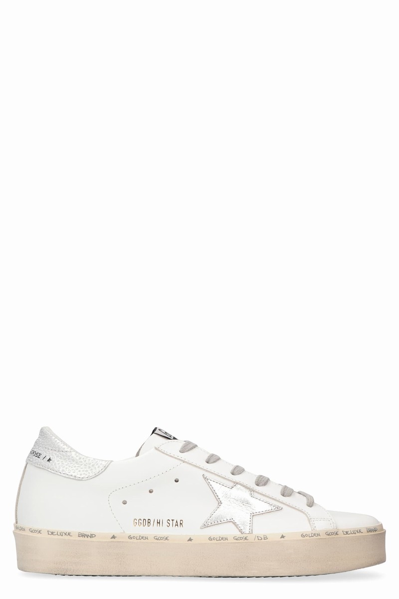 Hi-star Leather Low-top Sneakers In White