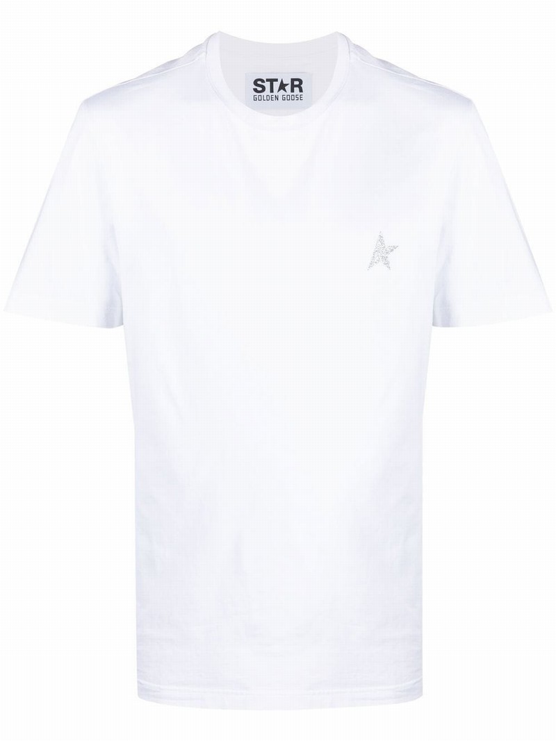 Star-patch T-shirt In Weiss