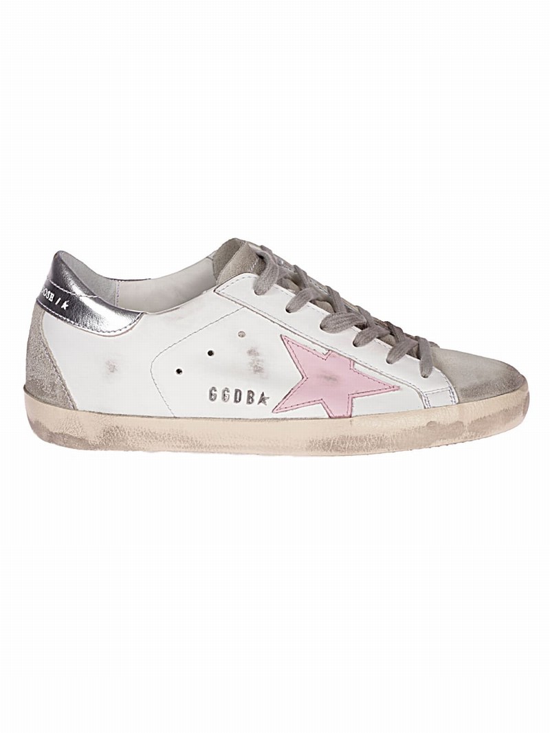 Superstar Leather Upper And Star Suede Toe In White Ice Orchid Pink Silver