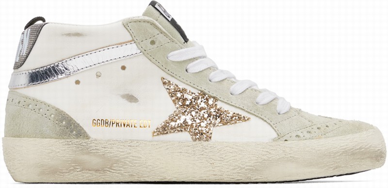 Ssense Exclusive White Mid Star Sneakers