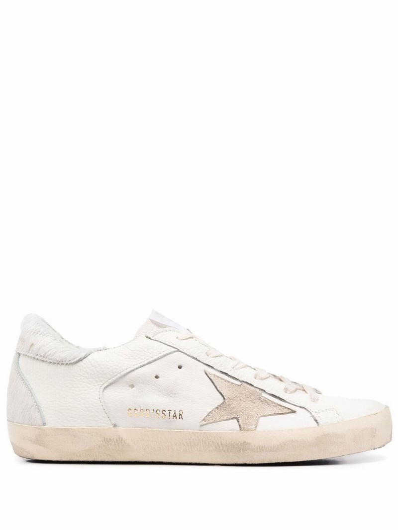 Superstar Leather Sneakers In White