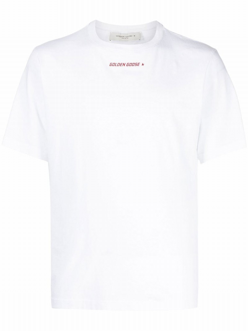 Logo-print T-shirt In Weiss