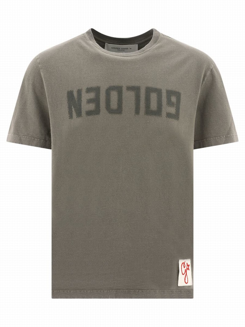 "golden" T-shirt In Grey