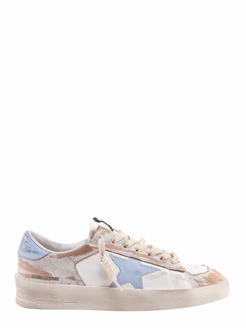 Deluxe Brand White/blue Fog Stardan Low-top Sneakers