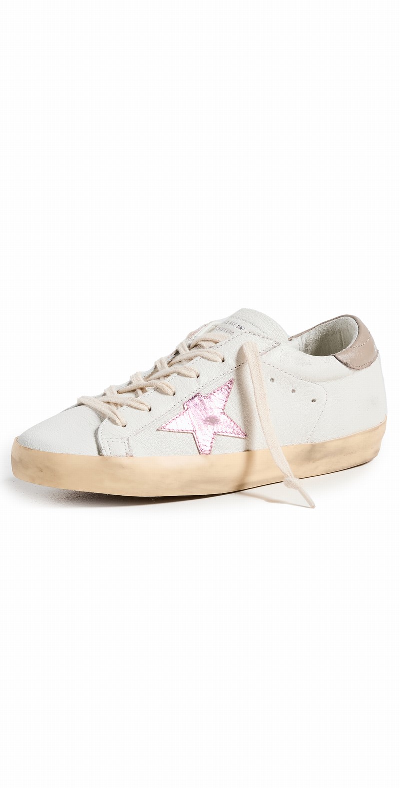 Super-star Nappa Upper Laminated Star Leather Sneakers