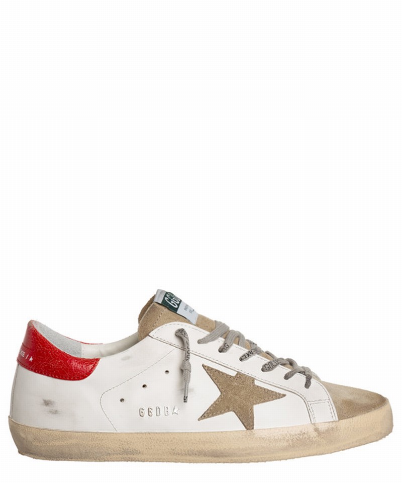 Superstar Leather Sneakers In White