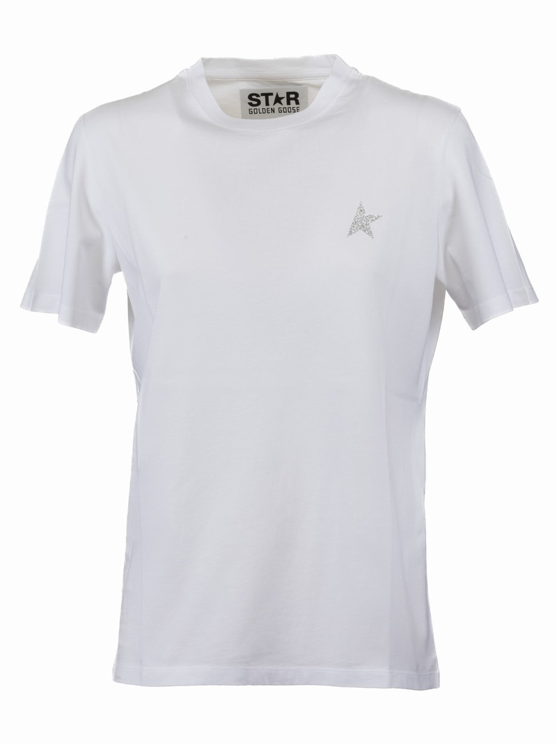 Star T-shirt In Bianco