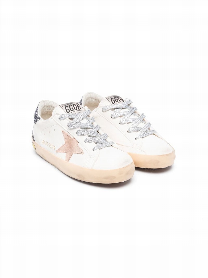 Kids' Super-star Low-top Sneakers In White