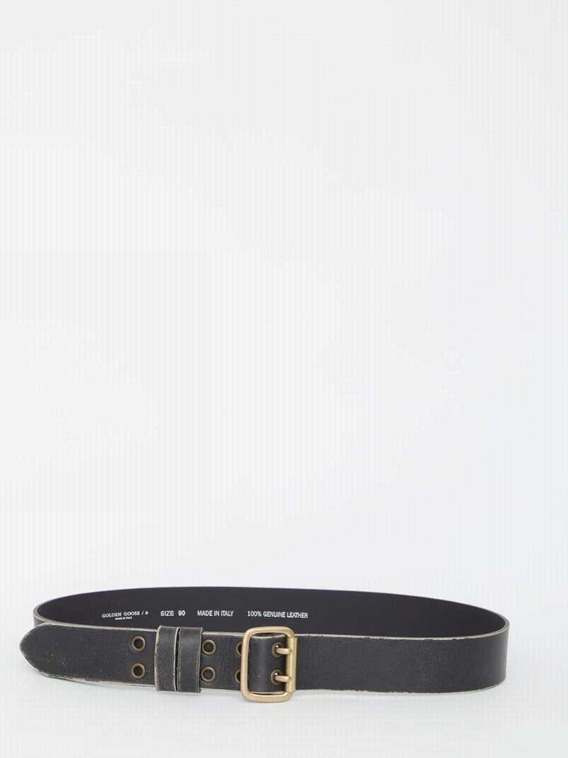 Double Prong Belt In Black/white