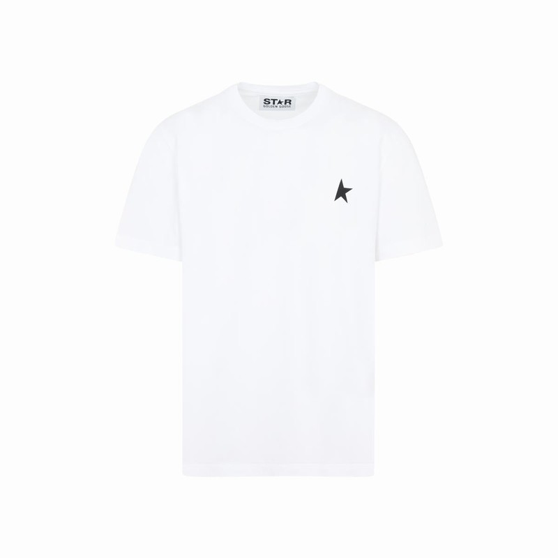 Regular Fit S/s T-shirt In Optic White/black