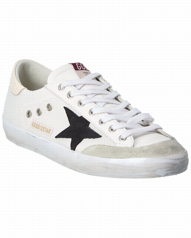 Superstar Mesh & Leather Sneaker In White