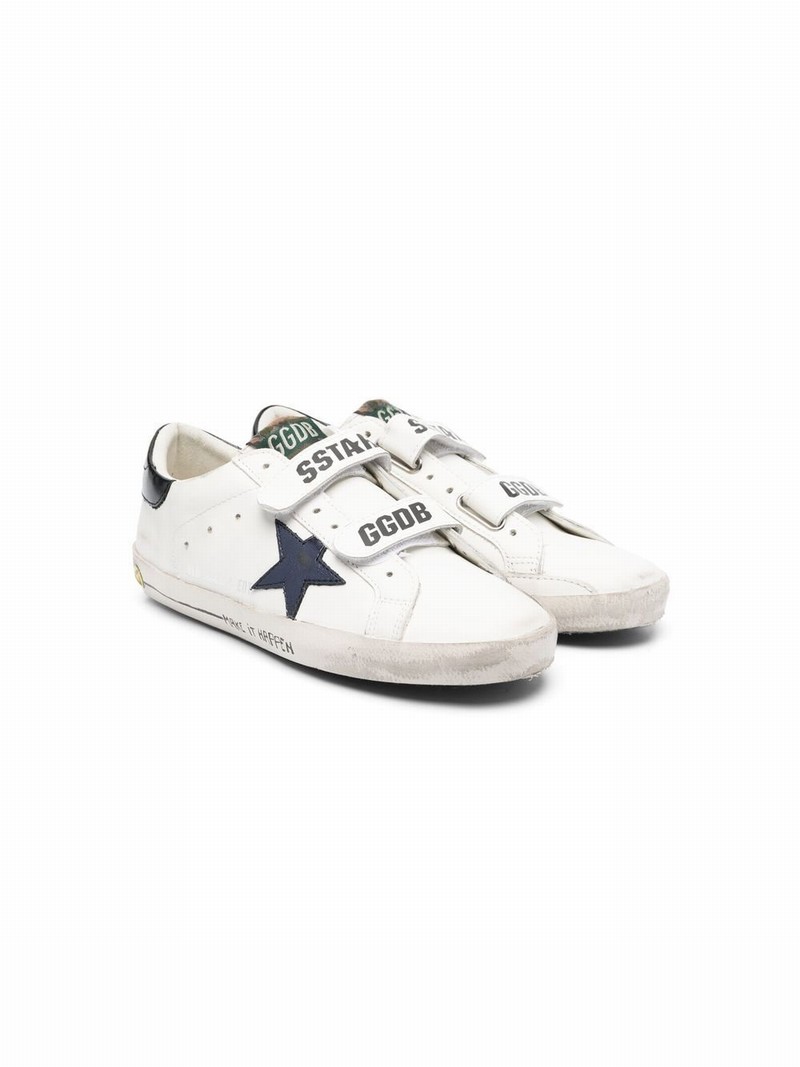 Kids' Old School Low-top Sneakers In White