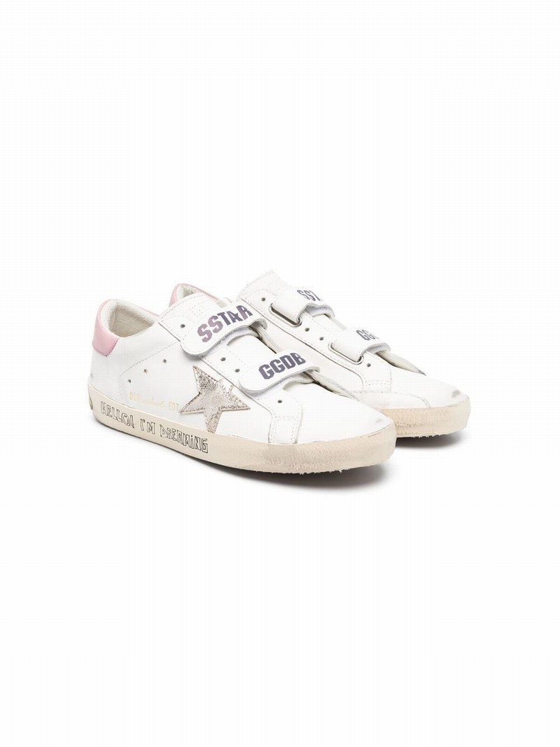 Kids' Old School Low-top Sneakers In White