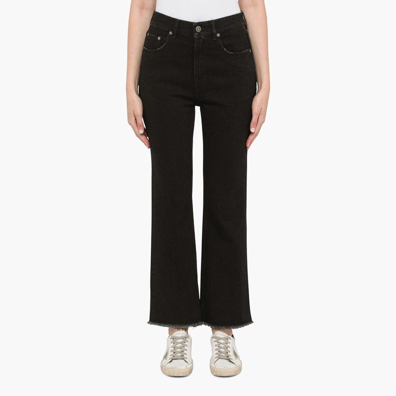 Deluxe Brand Cropped Jeans In Black