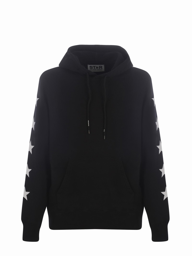 Hoodie In Cotton In Nero