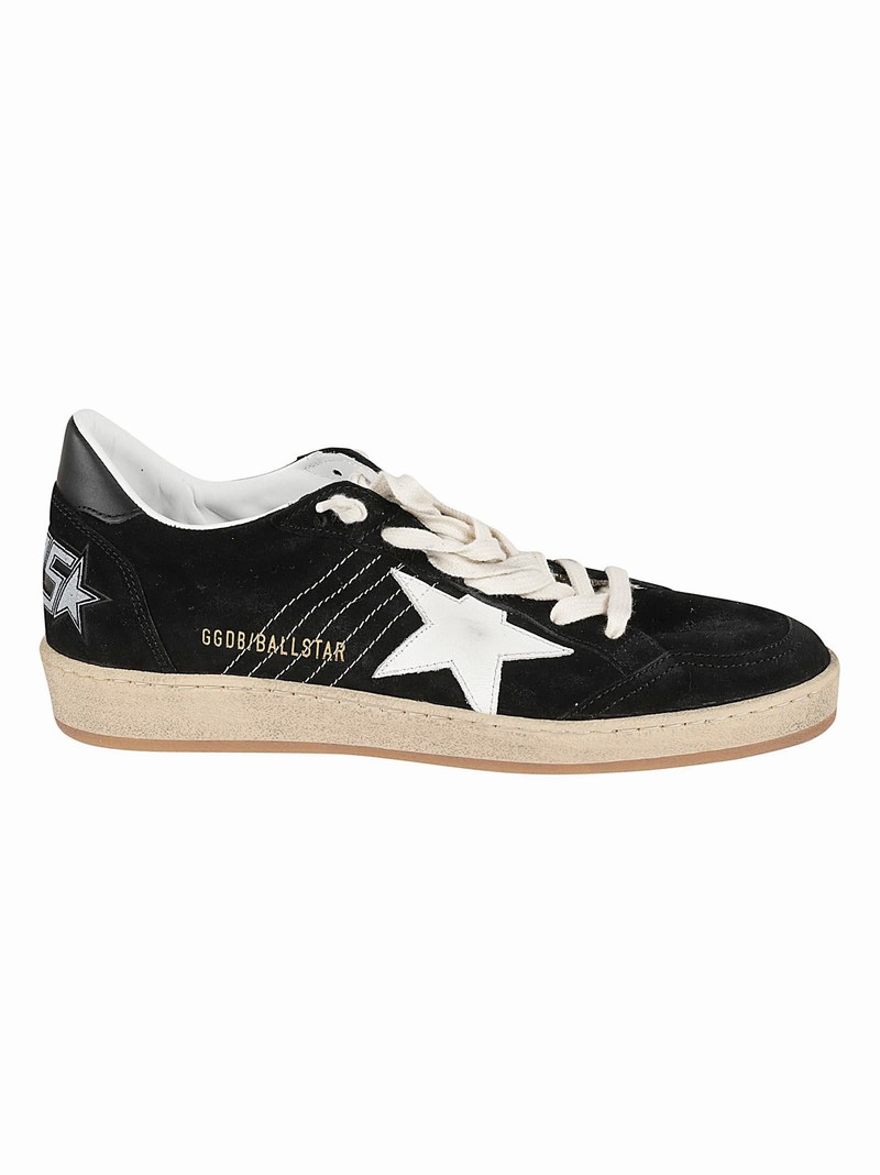 Ball Star Sneakers In Black/white