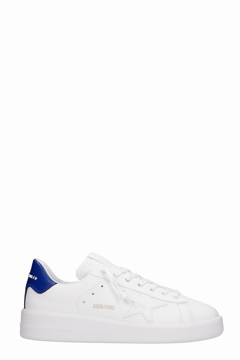 Pure Star Leather Low-top Sneakers In White