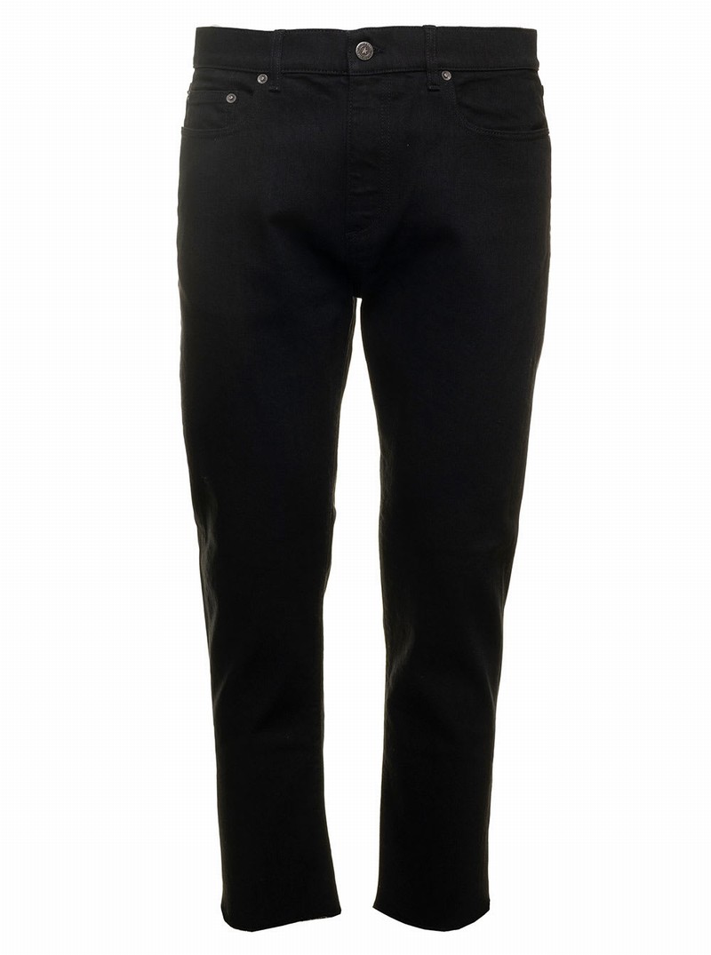 Golden Ms Skinny One Washed Comfort Denim In Black