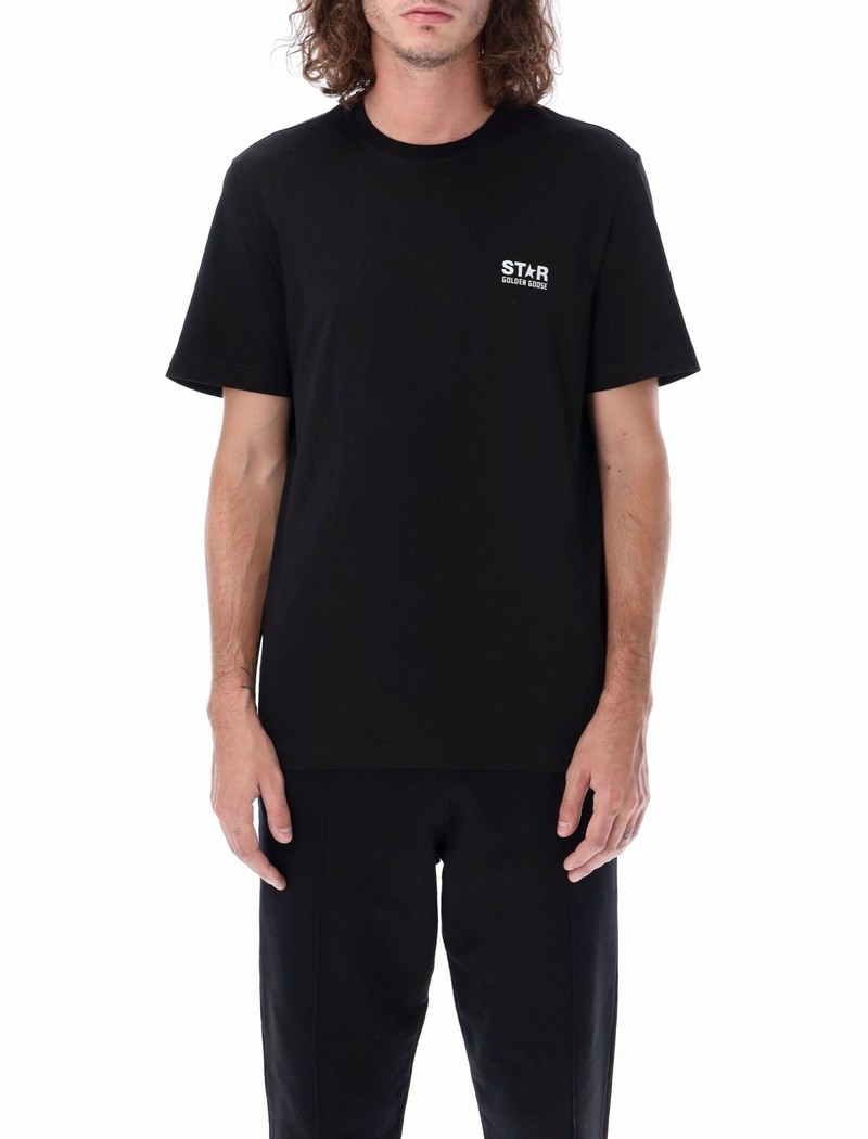 Big Star Back Regular S/s T-shirt In Black