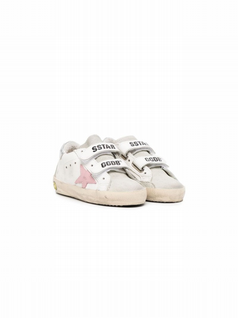 Babies' Old School Low-top Sneakers In White