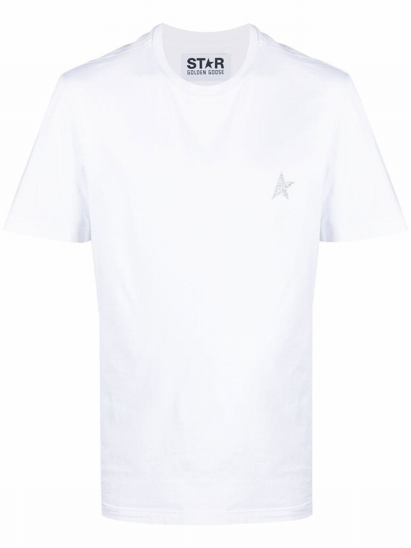 T-shirt Logo In Bianco