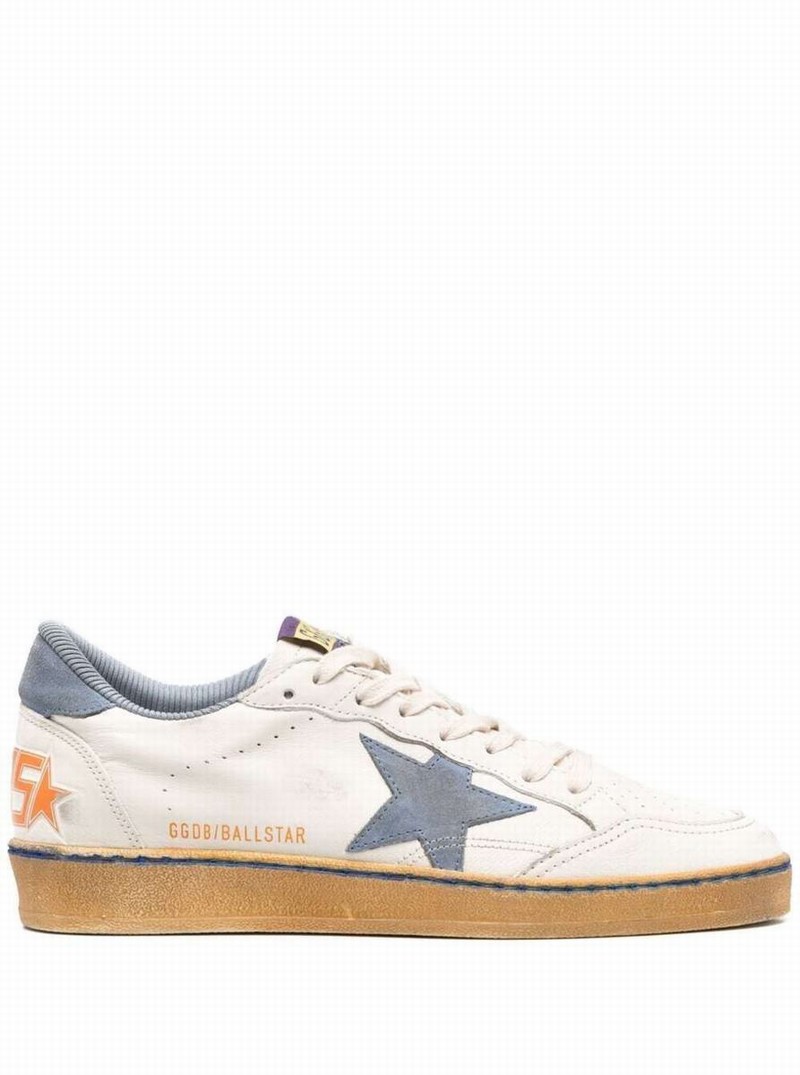 Ballstar Leather Upper Suede Star In White