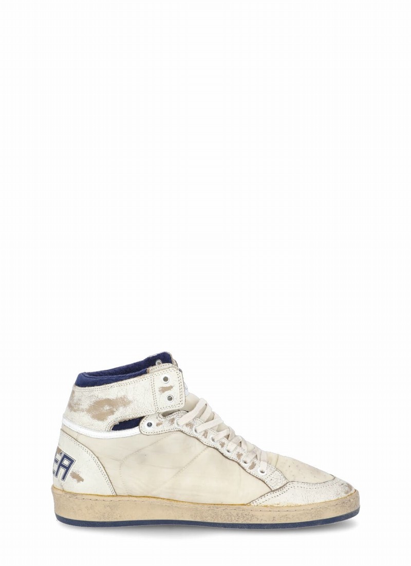 Sky Star Sneakers In White/dark Blue