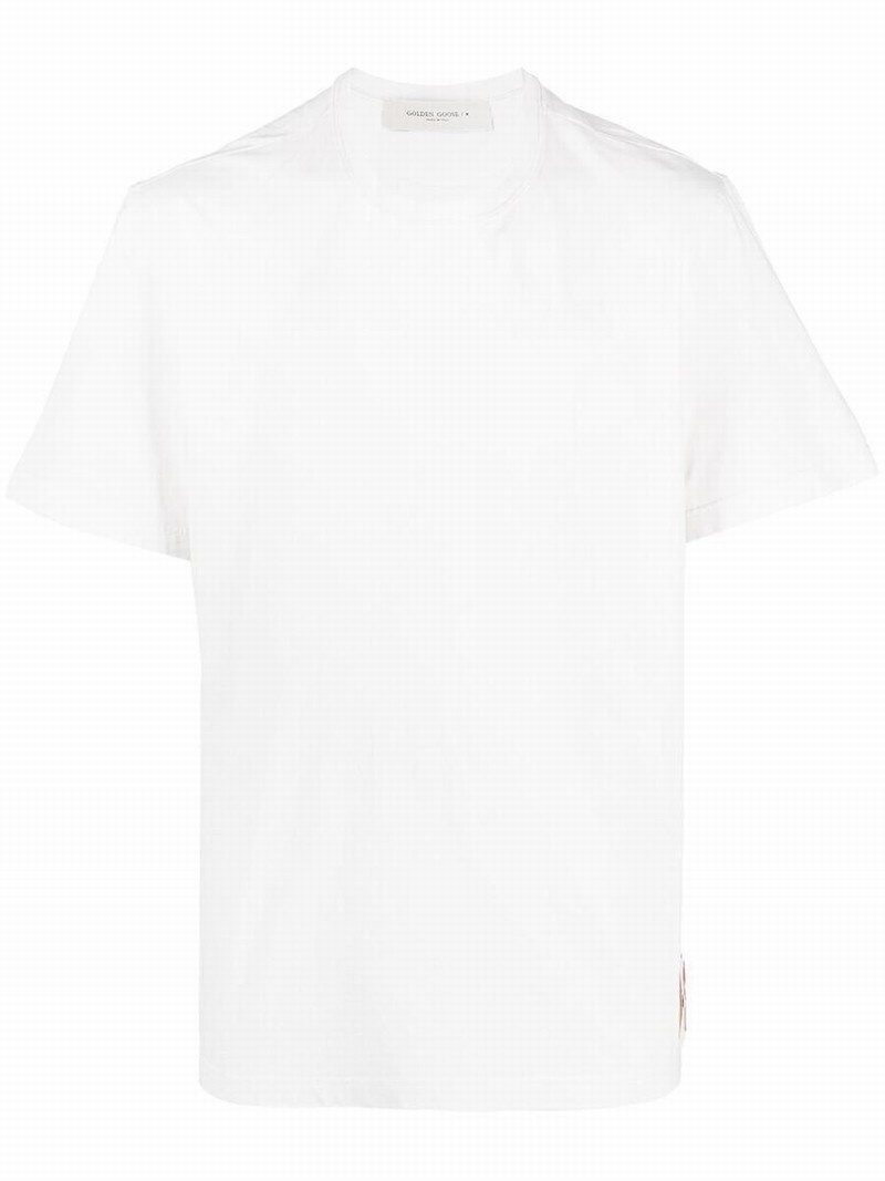 Cotton T-shirt With Logo In White