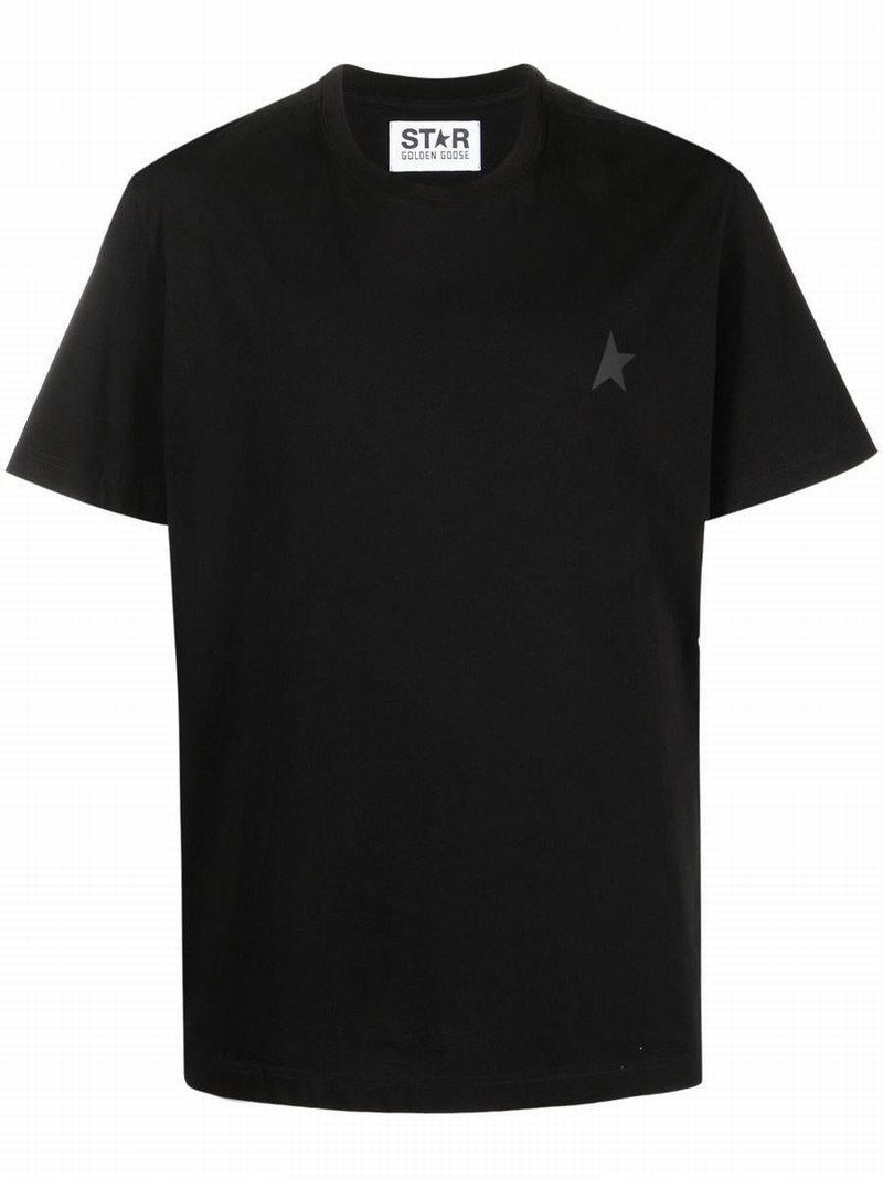 Cotton T-shirt With Logo In Black