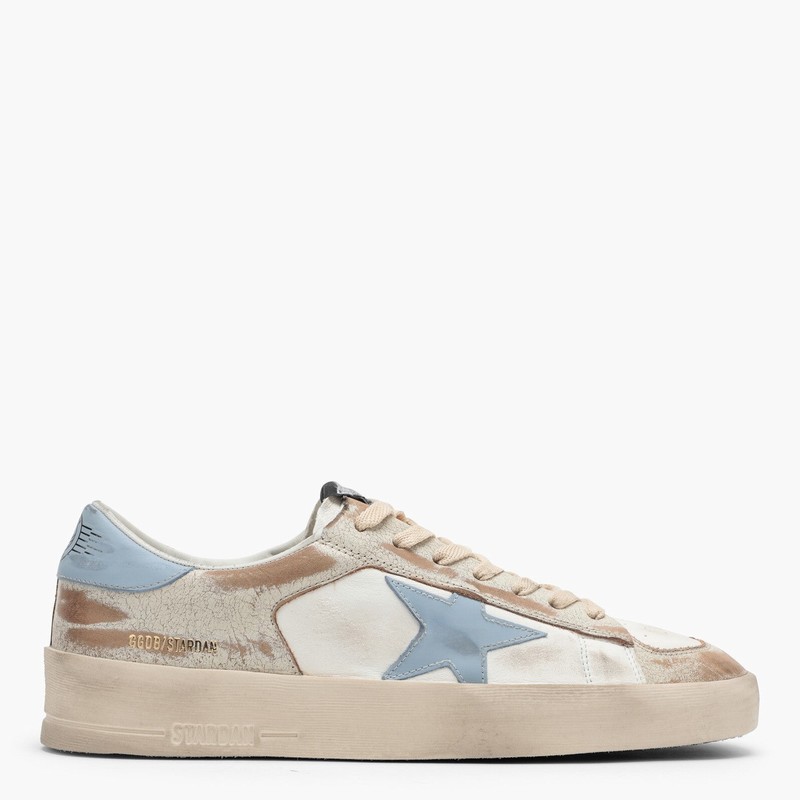 Deluxe Brand White/blue Fog Stardan Low Top Sneakers