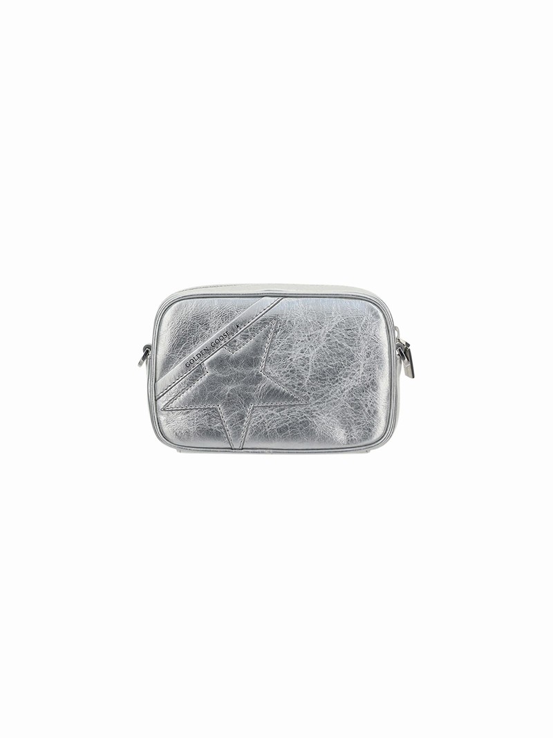 Mini Star Shoulder Bag In Silver