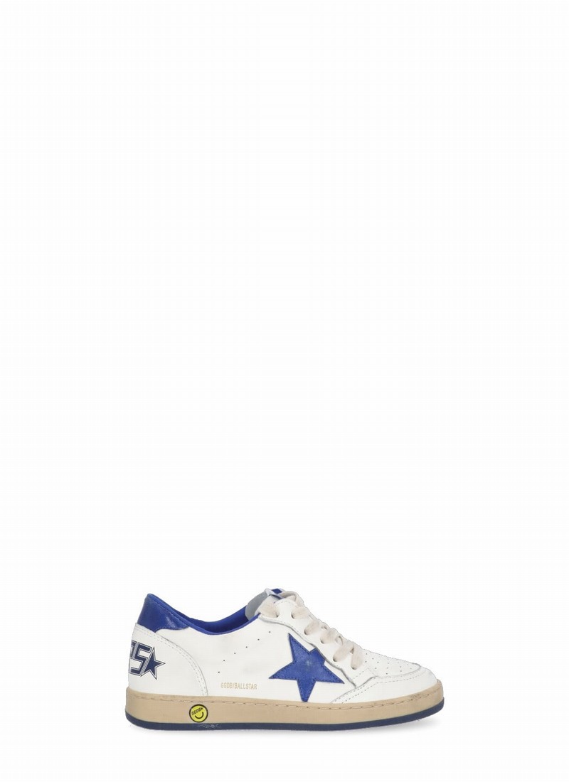 Kids' Ball Star New Sneakers In White/blue