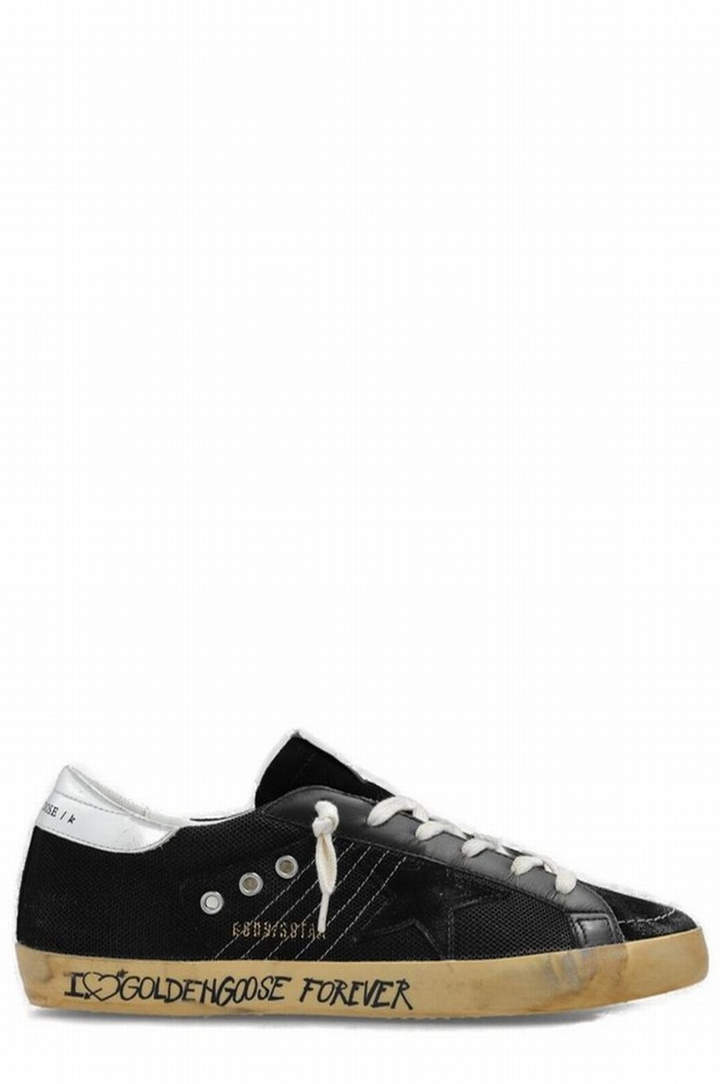 Deluxe Brand Super Star Sneakers In Black