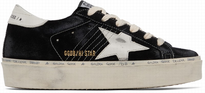 Black Hi Star Sneakers In 90341 Black/milky