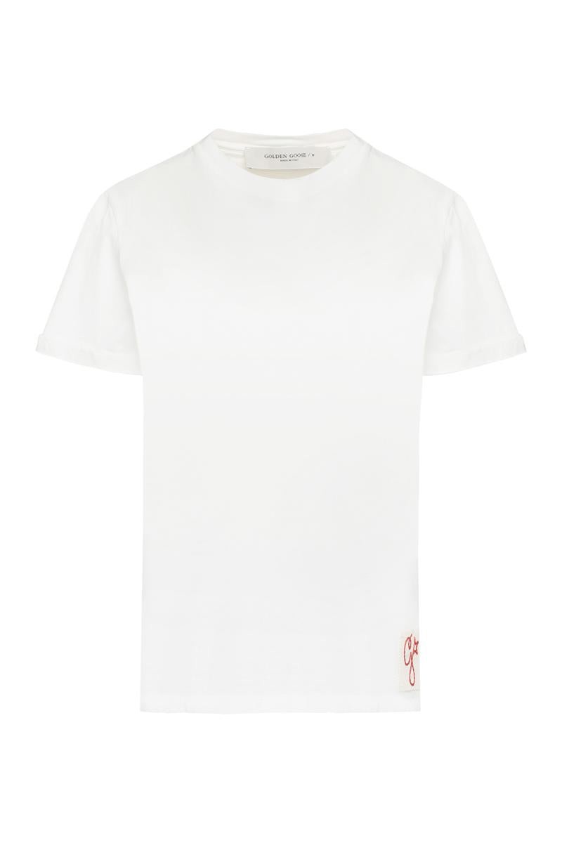 Logo Cotton T-shirt In White