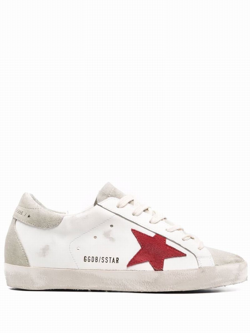 Superstar Shoes In 10218 White/ice/red