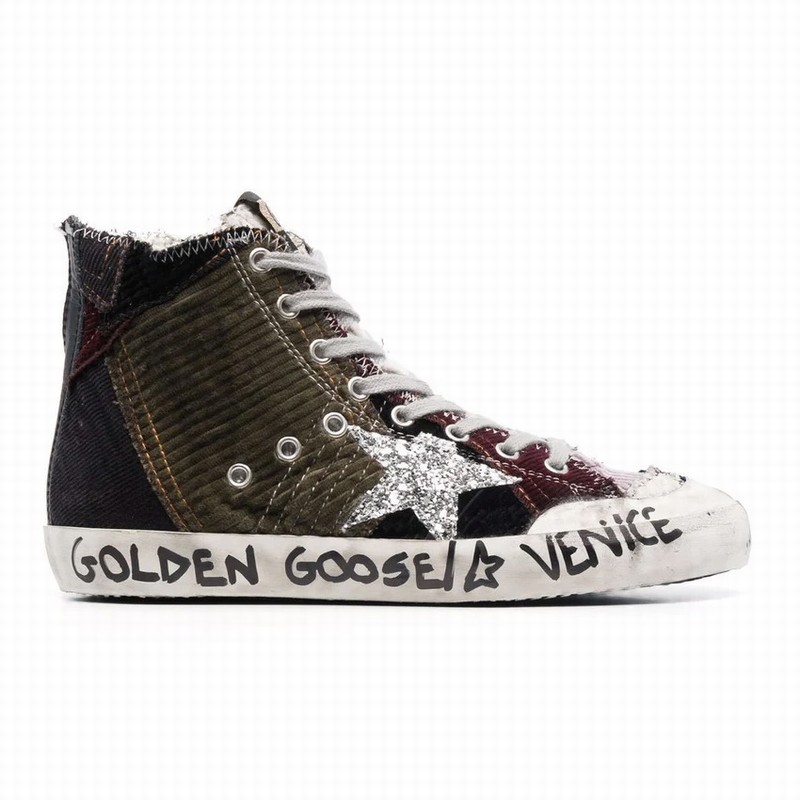 En Goose Leather Men's Sneaker In Multi