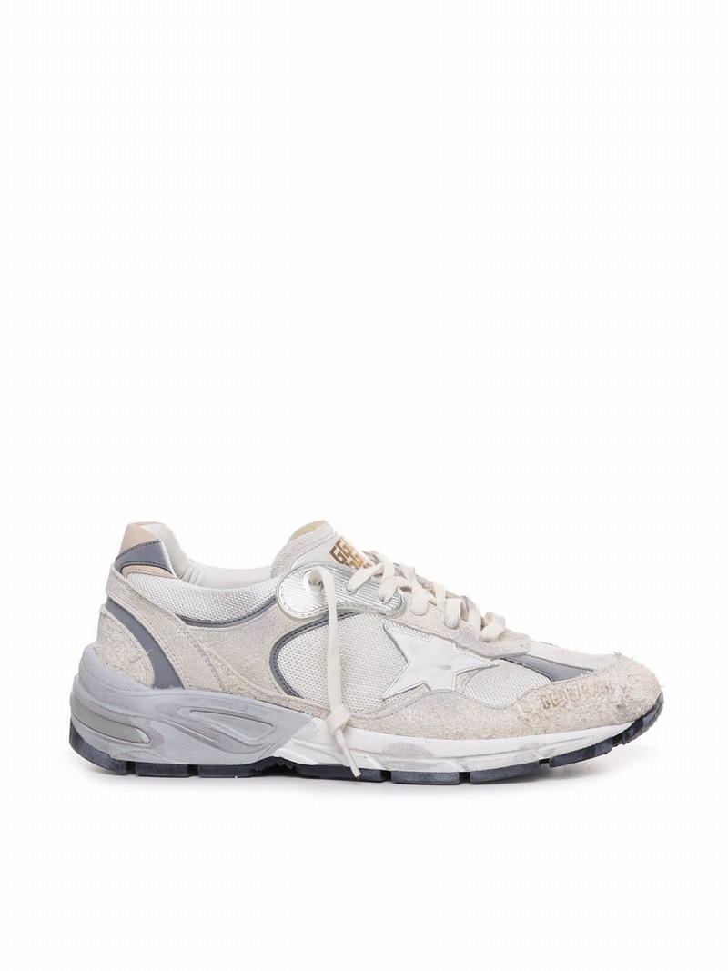 Chunky Dad-star Sneakers In White/silver