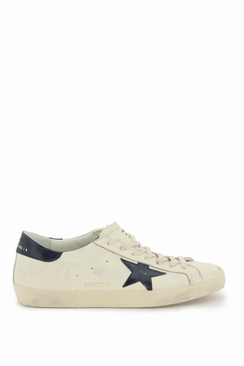 Super-star Sneakers In Beige Night Blue (beige)