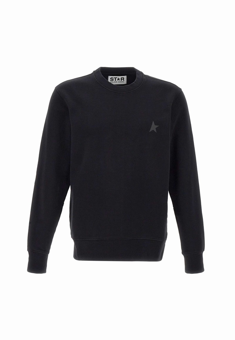 Archibald Cotton Sweatshirt In Black